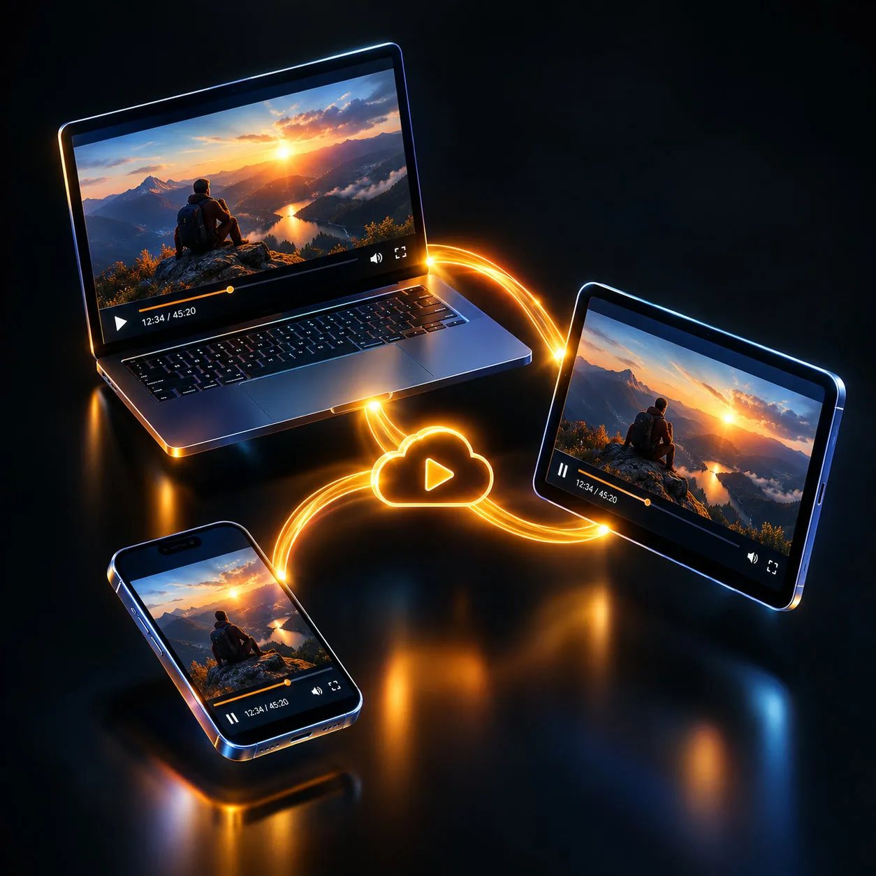 Multi-device cross-platform playback