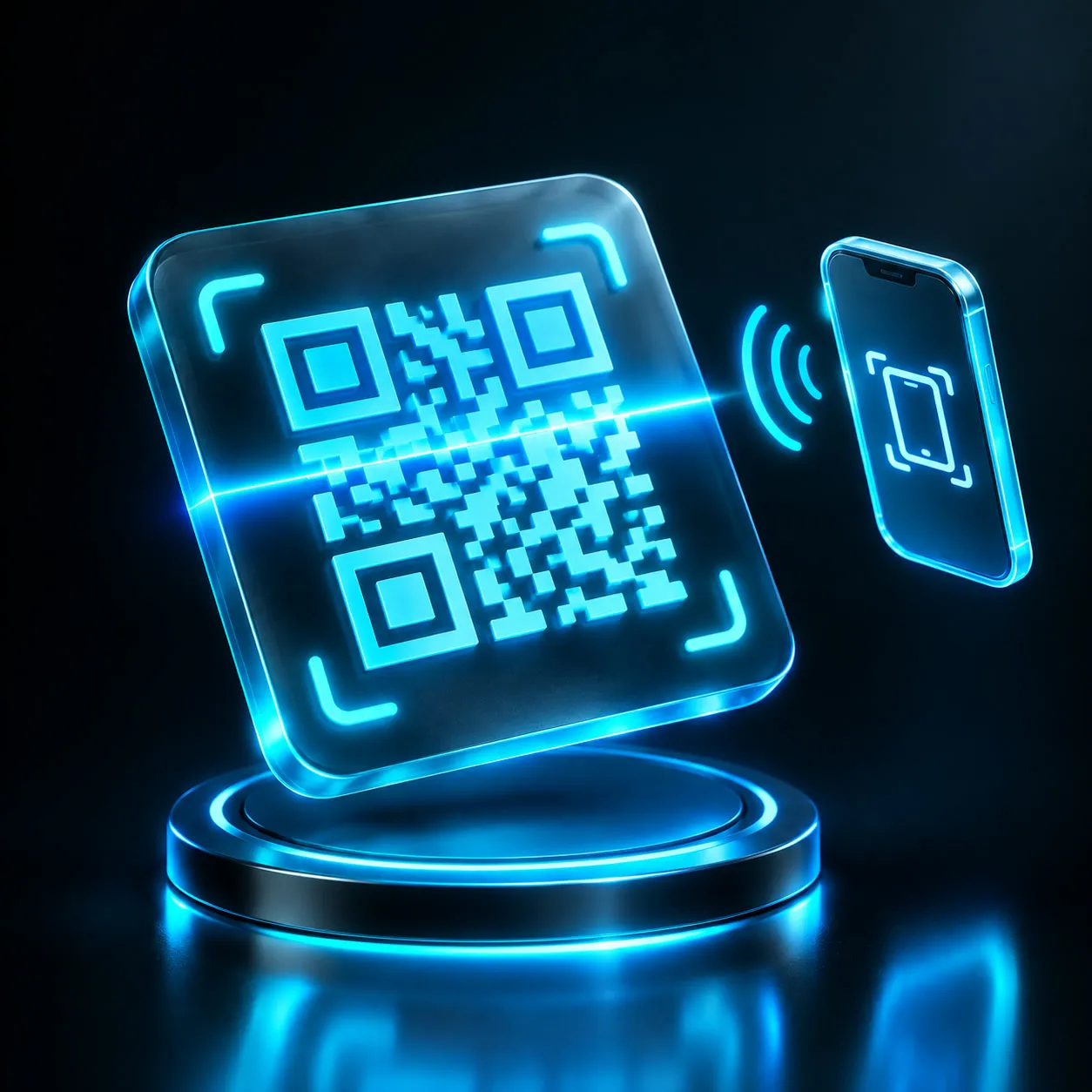 QR code instant mobile stream